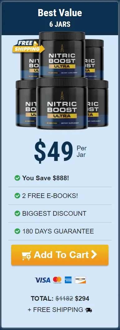 Buy Nitric Boost Ultra 6 Jar